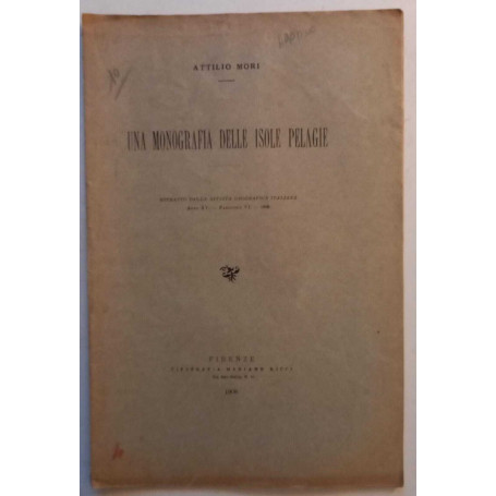 Una monografia delle isole Pelagie