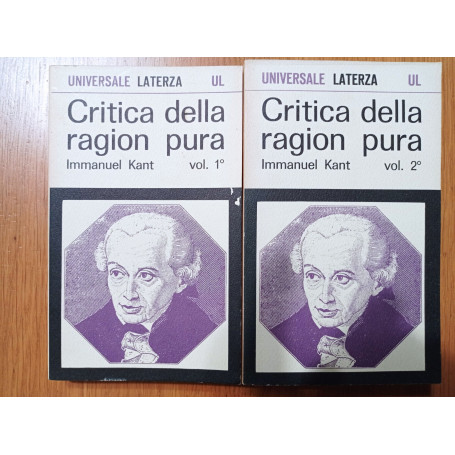 Critica della ragion pura (due volumi)
