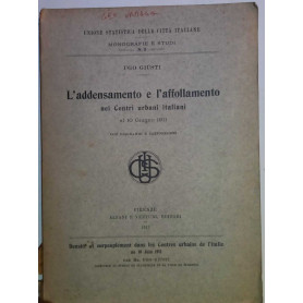 L'addensamento e l'affollamento nei Centri urbani italiani