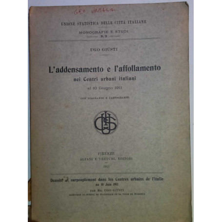 L'addensamento e l'affollamento nei Centri urbani italiani
