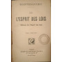 De l'esprit des lois