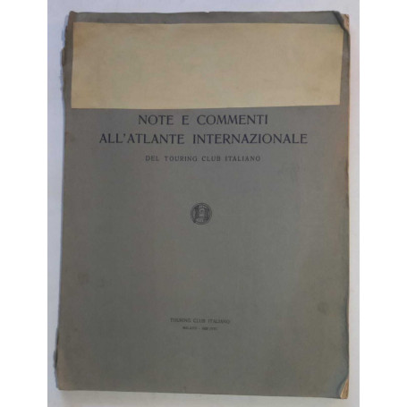 Note e commenti all'Atlante Internazionale del Touring Club Italiano