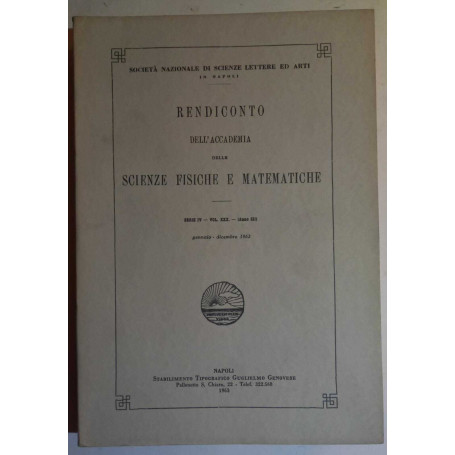Rendiconto dell'Accademia delle scienze e matematiche