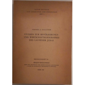 Studien zur Bevolkerungs-und Wirtschaftsgeographie des Laufener Juras