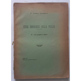 Stdu Corologici sulla Puglia. 3. La pioggia a Bari