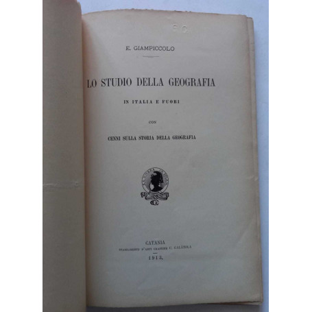 Lo studio della geografia in Italia e fuori