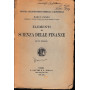 Elementi di Scienza delle Finanze