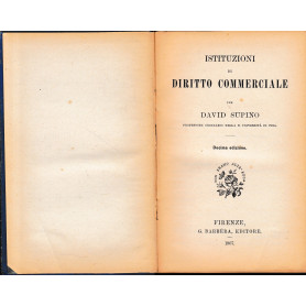 Istituzioni di Diritto Commerciale