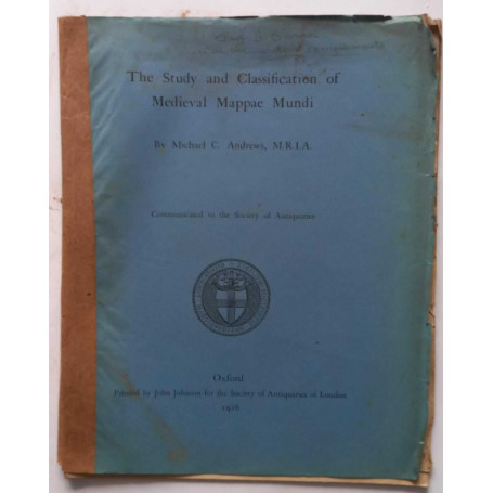 The Study and Classification of Medieval Mappae Mundi