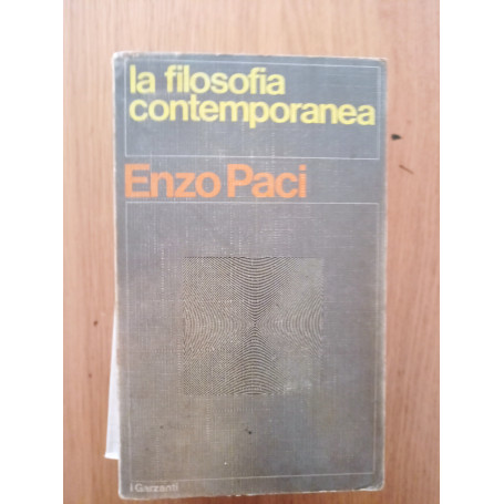 La filosofia contemporanea