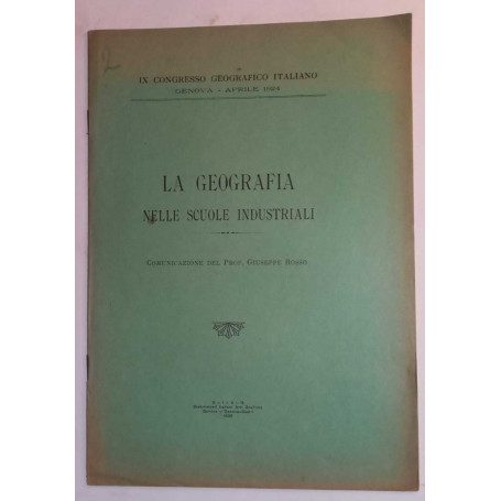 La geografia nelle scuole industriali