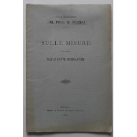 Sulle misure ricavate dalle carte geografiche