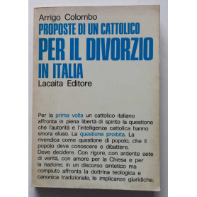 Proposte di un cattolico per il Divorzio in Italia