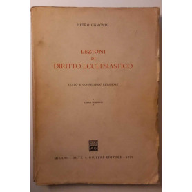Lezioni di Diritto Ecclesiastico