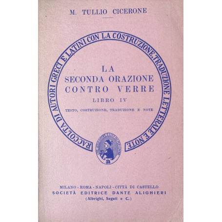 La seconda orazione contro Verre. Libro IV