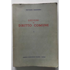 Lezioni di Diritto Comune