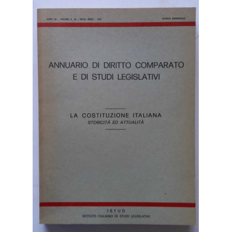 Annuario di Diritto Comparato e du Studi Legislativi