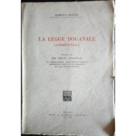La legge doganale commentata