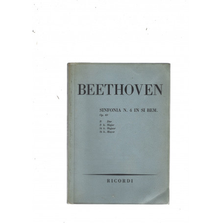SINFONIA N. 4 IN SI BEM.