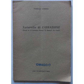 Noterelle di Cassazione
