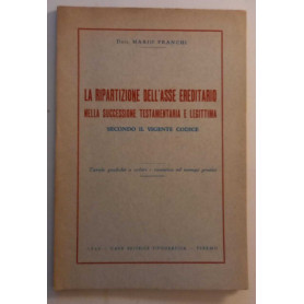 La ripartizione asse ereditario nella successione ttestamentaria e legittima