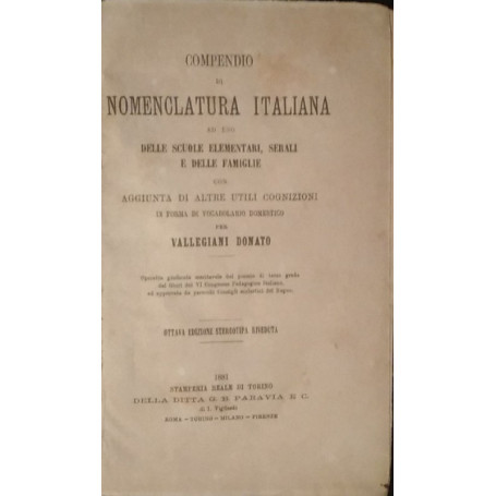 Compendio di nomenclatura