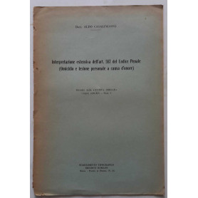 Interpretazione dell'art. 587 del Codice Penale