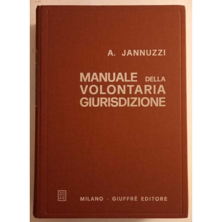Manuale della volontaria giurisdizione