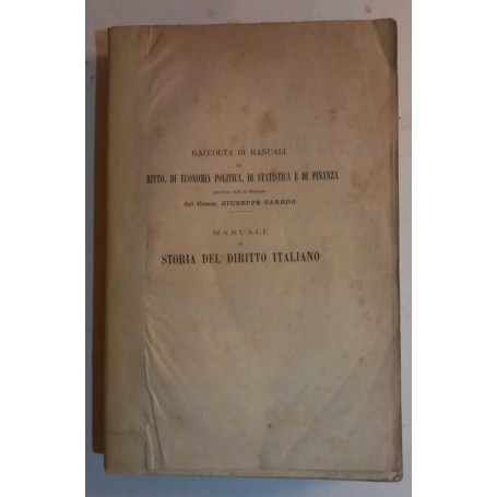 Manuale di storia del Diritto Italiano