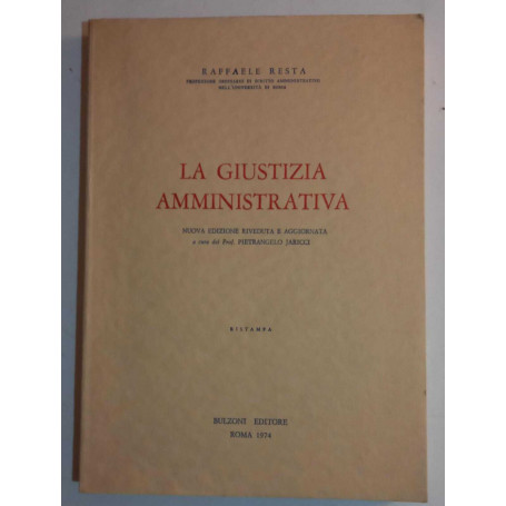 La giustizia amministrativa