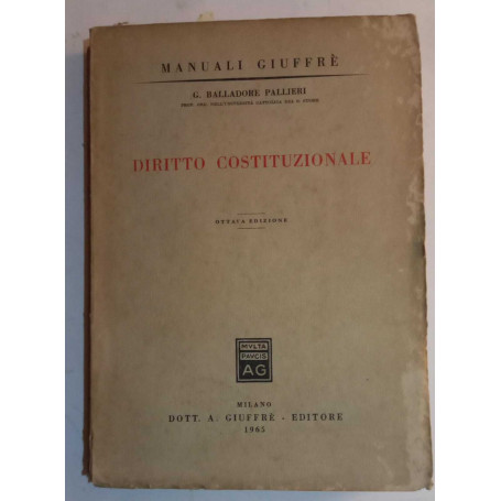 Diritto Costituzionale