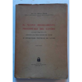 Il nuovo regolamento processuale del lavoro