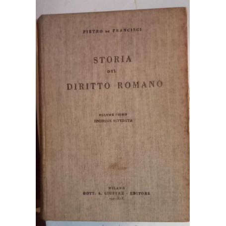 Storia del Diritto Romano