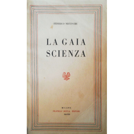 La gaia scienza
