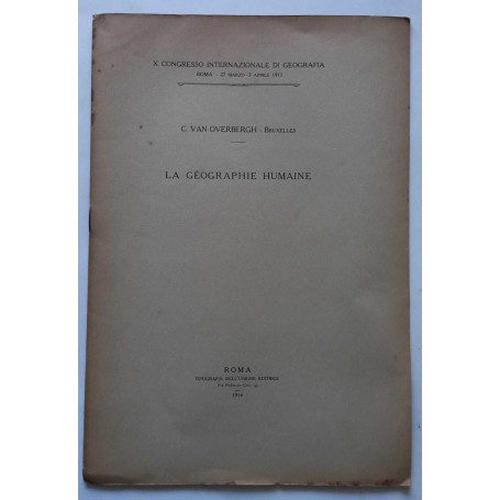 La geographie Humaine (Estratto)