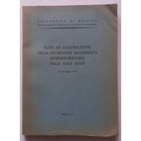 Note ad illustrazione escursione geografica interuniversitaria isole Eolie