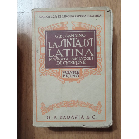 La sintassi latina mostrata con luoghi di Cicerone