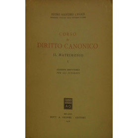 Corso di diritto canonico  il matrimonio