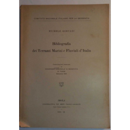 Bibliografia dei Terrazzi Marini e Fluviali d'Italia