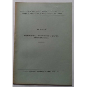 Concimazione e quantità di seme dell'avena. (Estratto)