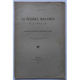 La Penisola Balcanica e l'Italia. (Estratto)