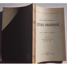 Historia philosophiae. Volume 1 Philosophia antiqua. Altera pars. Cyclus hellenisticus (saec. III-I a. Ch.)