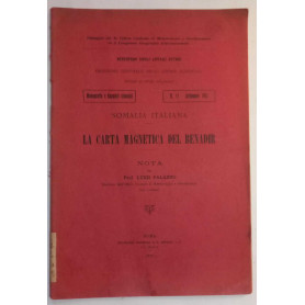 Somalia italiana. La carta magnetica del Benadir