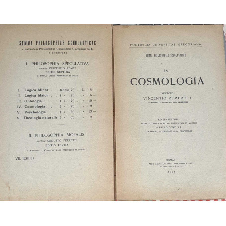 Cosmologia. Volume IV