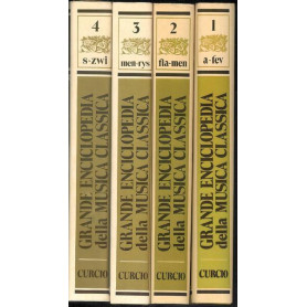 Grand enciclopedia della musica classica 4 volumi armando curcio editore