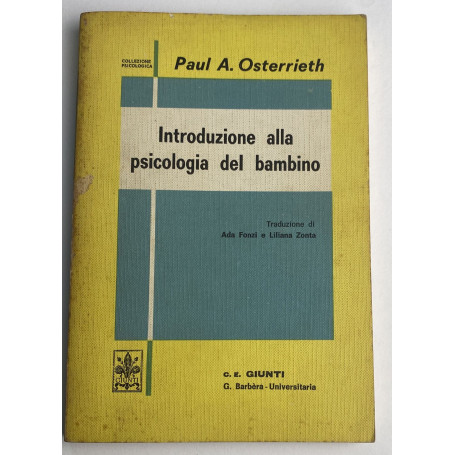 Introduzione alla psicologia del bambino