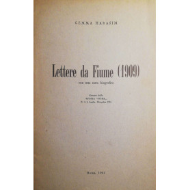 Lettere da Fiume (1909)