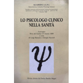 Lo psicologo clinico nella sanità