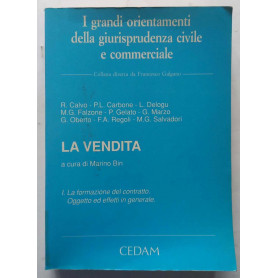 La vendita. La formazione del contratto  oggetto ed effetti in generale (Vol.1).