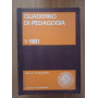 Quaderno di Pedagogia 1 - 1981